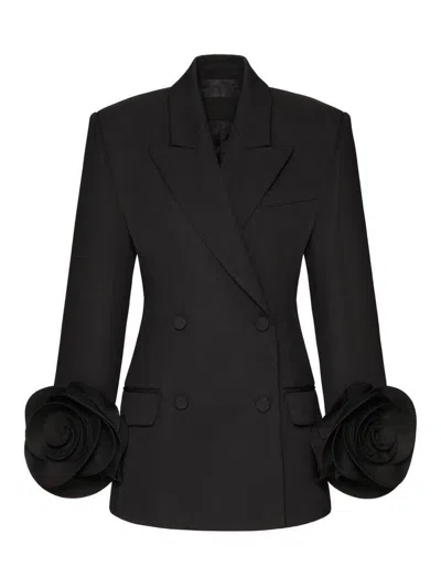 Valentino Grisaille Jacket In Black