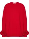 Valentino Pull En Laine Femme Rouge M In Rot