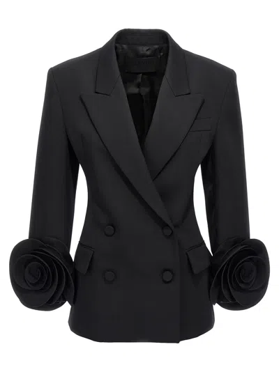 Valentino Grisaille Jacket In Black