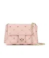 Valentino Rose Candystud Small Shoulder Bag In Nude