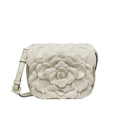 Valentino Garavani Rose Edition Atelier Crossbody Bag In White