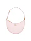 Valentino Rose Quartz Vlogo Signature Mini Hobo Bag In Pink