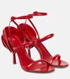 Valentino Garavani Roserouche Sandal 1959 In Calfskin 100mm Woman Rouge Pur 42 In Red