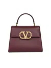 Valentino Vsling Small Handbag In Grainy Calfskin With Jewel Logo