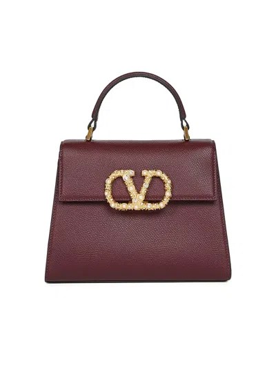 Valentino Garavani Rosewood Vsling Small Handbag