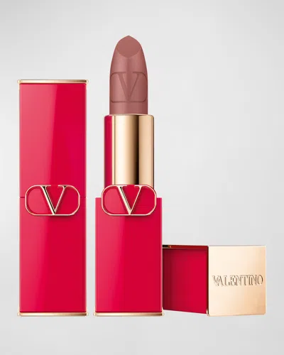 Valentino Rosso Matte  Refillable Lipstick In 126r