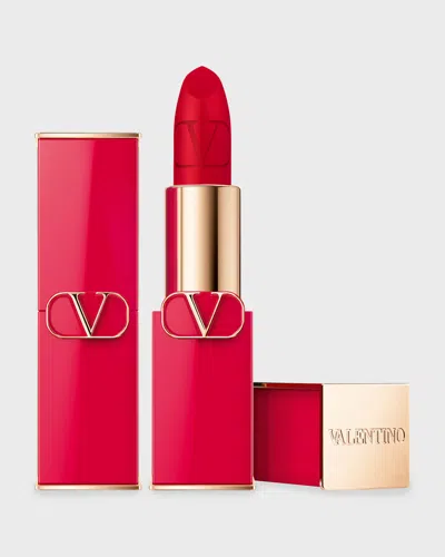 Valentino Rosso Matte  Refillable Lipstick In White