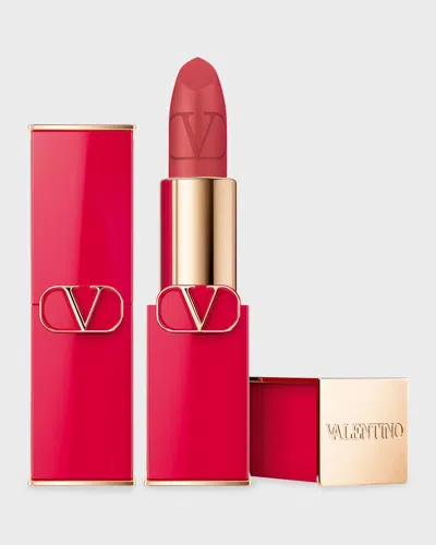 Valentino Rosso Matte  Refillable Lipstick In White