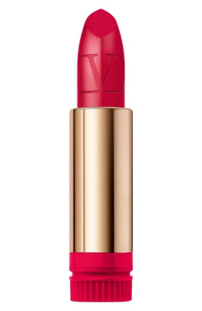 Valentino Rosso  Refillable Lipstick Refill In 204r/satin