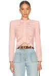 Valentino Rouche Blazer In Pink