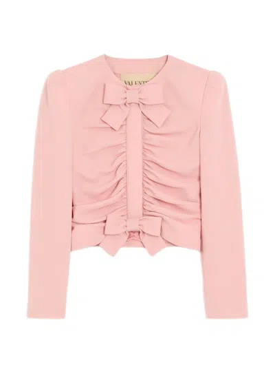 Valentino Rouche Jacket In Pink