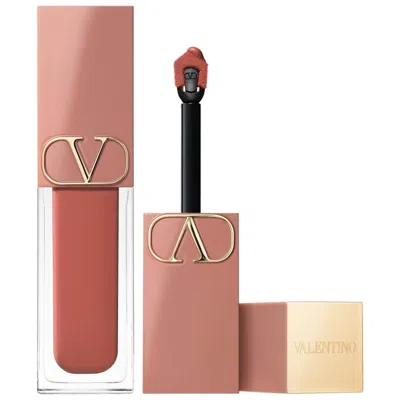 Valentino Rouge À Lèvres Liquide Mat Et Fard À Joues 2 En 1 Liquirosso 110a Into The Nude
