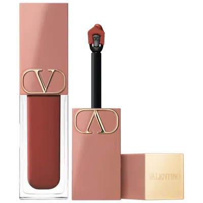 Valentino Rouge À Lèvres Liquide Mat Et Fard À Joues 2 En 1 Liquirosso 148r 0.2 oz / 6.5 ml