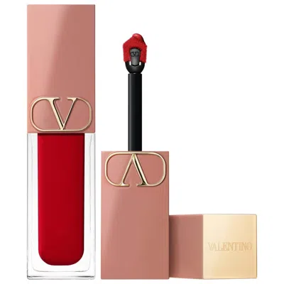 VALENTINO ROUGE À LÈVRES LIQUIDE MAT ET FARD À JOUES 2 EN 1 LIQUIROSSO 22A ROSSO VALENTINO