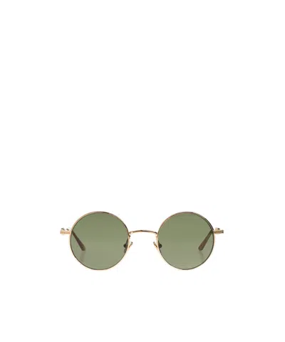 Valentino Round Frame Sunglasses