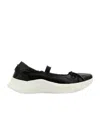Valentino Round Head Ballet Shoes In White