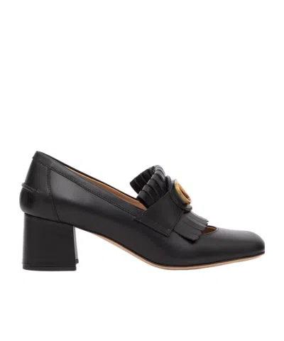 VALENTINO GARAVANI VALENTINO VLOGO SIGNATURE FRINGE DETAILED PUMPS