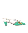 Valentino Round-headed High-heeled Sandals In Multicolor