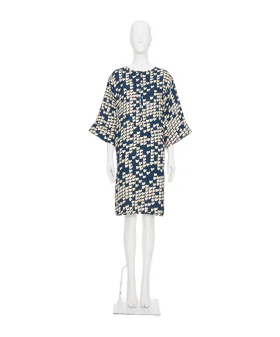 Valentino Round-neck Dress In White