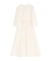 Valentino Vlogo Midi Dress In White