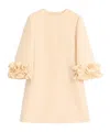 Valentino Garavani Solid Crepe Couture Minidress In Nude