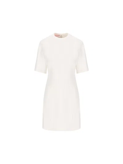 Valentino Round Neck Short In White