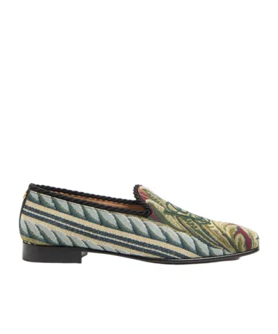 Valentino Garavani Round Toe Casual Shoes In Multi