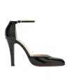 Valentino Hi Dolly 105 Patent Leather Pumps In Black