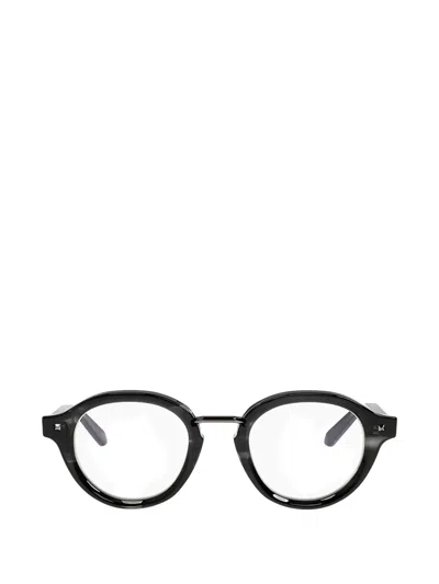 Valentino Garavani Round-frame Glasses In Black