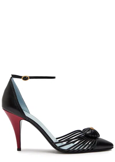 Valentino Garavani Valentino Royal 85 Leather Pumps In Multi
