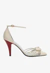 Valentino Garavani Royal 85 Leather Pumps In White