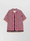 Valentino Bulles Royales Cotton Shirt In Brown