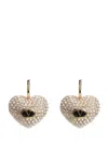 Valentino Royal Heart Earrings Jewelry Gold In Gold