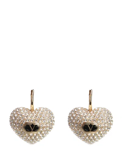 Valentino Garavani Royal Heart Earrings Jewelry Gold