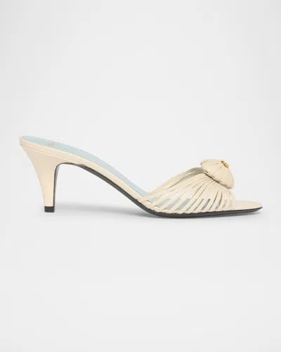 Valentino Garavani Royal Heart Vlogo Leather Sandals