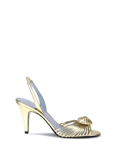 Valentino Garavani Royal Sandals In Gold