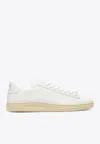 Valentino Royco Low-top Leather Sneakers With Italian Sizing In White