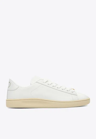 VALENTINO GARAVANI ROYCO LEATHER LOW-TOP SNEAKERS