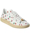 Valentino Royco Sneaker White With Cherryfic Pattern In White