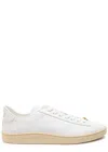 Valentino Royco Leather Sneakers In White