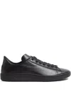 Valentino Royco Signature Brass Vlogo Low-top Sneakers In Black