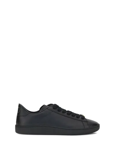 Valentino Garavani Royco Sneaker In Soft Nappa Calfskin In Black
