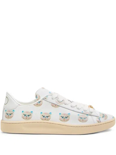 VALENTINO GARAVANI ROYCO CHAT DE LA MAISON-PRINT SNEAKERS