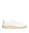 Valentino Royco Leather Sneakers In White