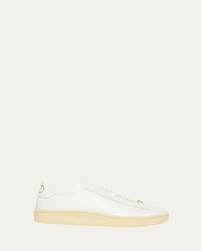 Valentino Garavani Royco Vlogo Napa Low-top Sneakers In White