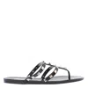 Valentino Rockstud T-strap Flat Slide Sandals