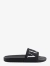Valentino Garavani Man Sandals White Size 7 Rubber In Black