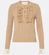 Valentino Knit Sweater In Beige