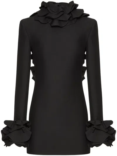 VALENTINO RUFFLED MINI DRESS