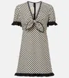 Valentino Ruffled Polka-dot Cotton Poplin Minidress